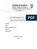 Universidad de Huanuco Informe