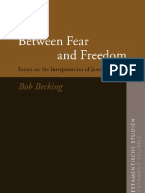 Betw Fea Freed | PDF | Jeremiah | Exegesis