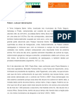 Luta dos Pataxó por demarcação de seu território tradicional