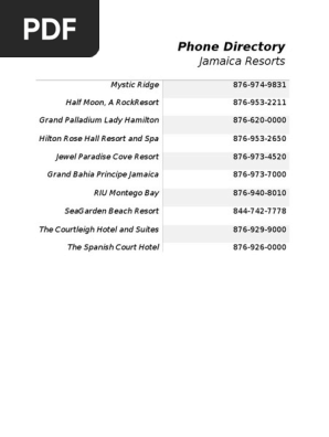 phone directory