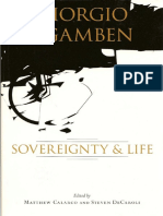 Giorgio Agamben, Sovereignty and Life (Matthew Calarco and Steven DeCaroli)