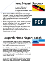 Sejarah Nama Negeri Malaysia