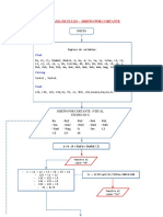 Diagrama de Flujo Diseño Por Corte Ejercicio 1