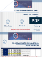 Programación 11 Al 13 de Mayo LDES 2016