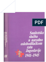 SANITETSKA Služba U Narodnooslobodilačkom Ratu Jugoslavije: 1941-1945, Knjiga 3