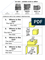 Prepositions - Where is the Kid