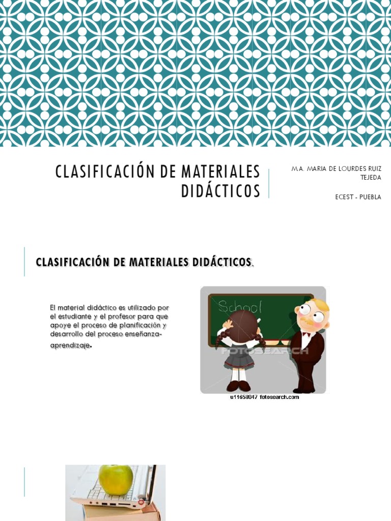 Clasificación de Materiales Didácticos Aprendizaje Multimedia