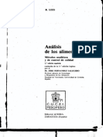 Análisis de Los Alimentos - Parte 1 - R. LEES