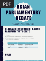 Asian Parliamentary Debate