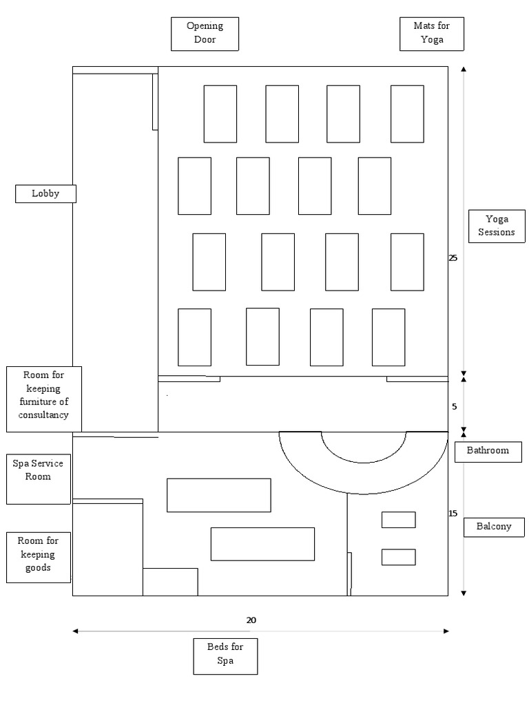 Spa and Yoga Room Layout Guide | PDF