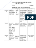 Matriz de Responsabilidad Moral de Los Stakeholders