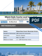 Miami Dade Local Issues Poll WAVE 1