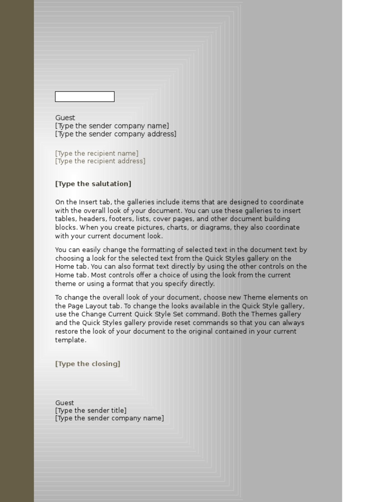 Adjacency Letter PDF