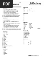 Hwy Pre Int Progresstest Answers