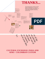 Cultural Exchange "Paisa and Afro-Colombian Cultures"