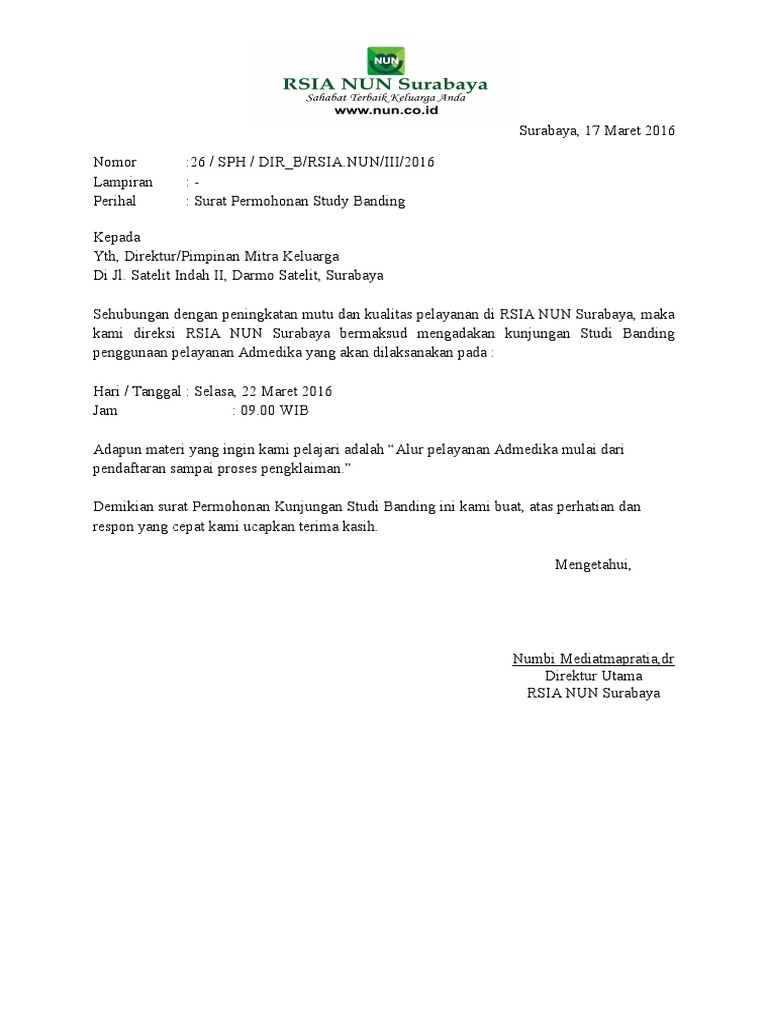 Contoh Surat Permohonan Banding Kpr