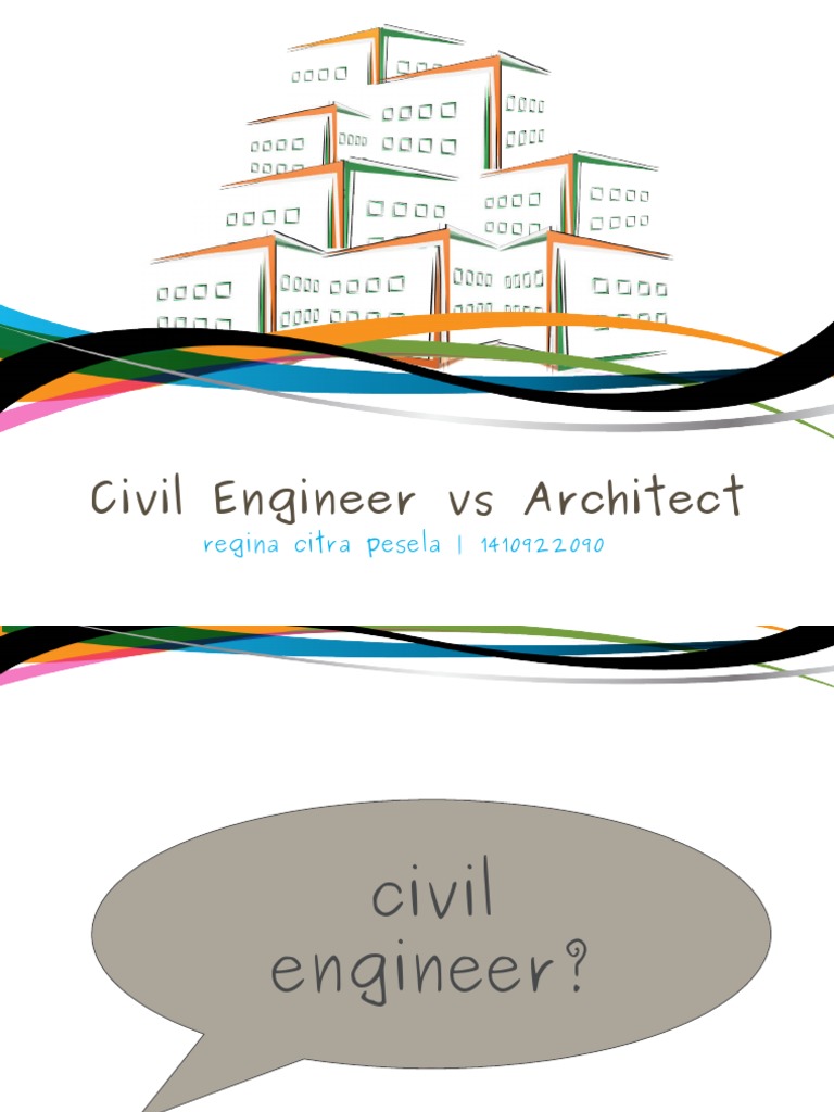 Civil Engineer Vs Architect PDF