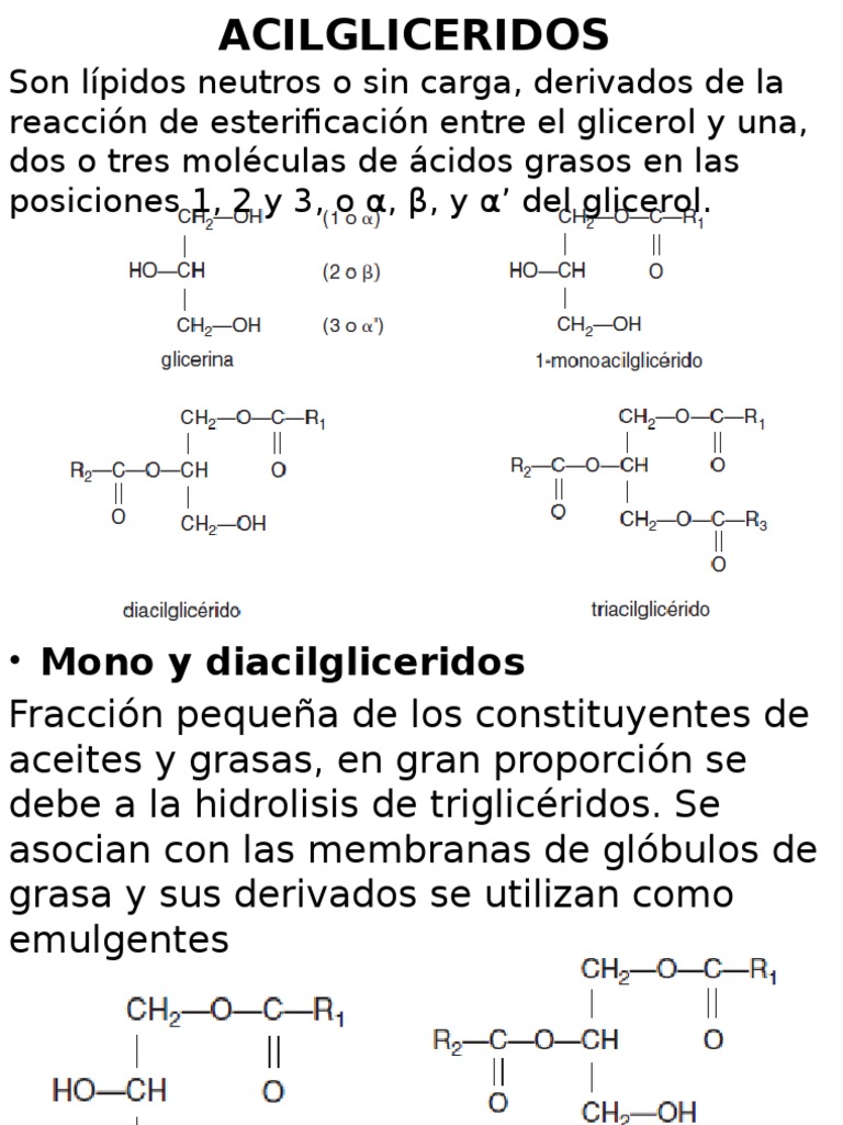ACILGLICERIDOS