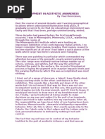 Download ONE DEVELOPMENT IN AESTHETIC AWARENESS by Paul Henrickson SN312068 doc pdf
