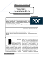 Gutiérrez, Alejandro (2000) - "Globalización y Regionalismo Abierto", En: Aldea Mundo, Año 4, #8, Pp. 44-52.