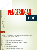 Metoda Pengeringan 