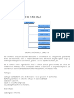 Organización Lineal o Militar