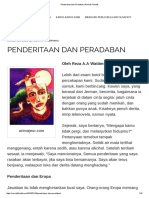 Penderitaan Dan Peradaban - Rumah Filsafat