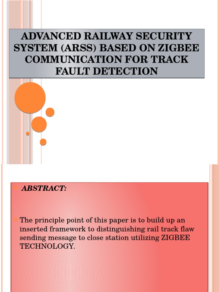 Zigbee-Based Railway Track Fault Detection | PDF | Rail Transport ...