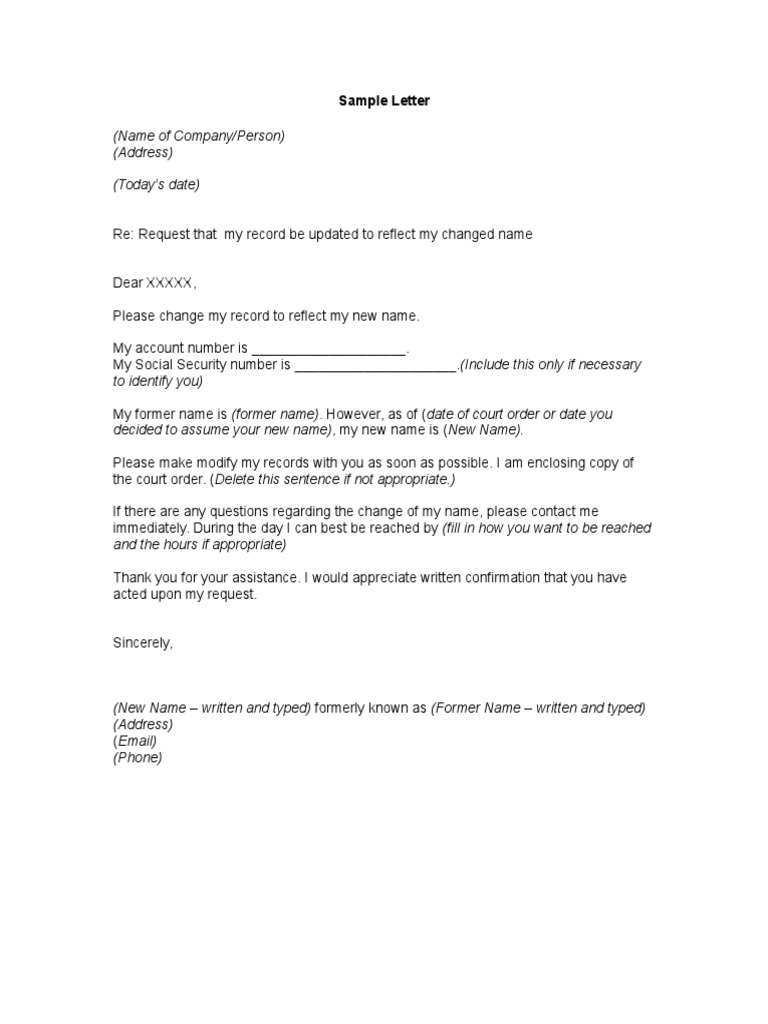 NCSample Letter | PDF