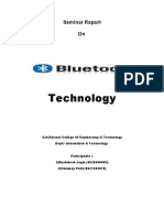 Bluetooth Technology Seminar Report