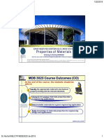 Properties of materials