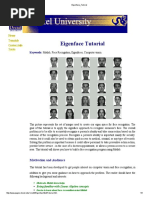 Eigenface Tutorial