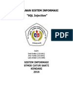 Stmik Catur Sakti Kendari Keamanan Sistem Informasi SQL Injection PDF