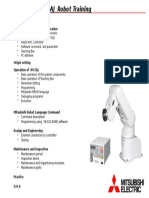 Mitsubishi RV-2AJ Robot Training Cource (CIAST)