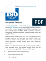 Pengertian ISO 9001