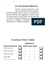 Function-Oriented Metrics