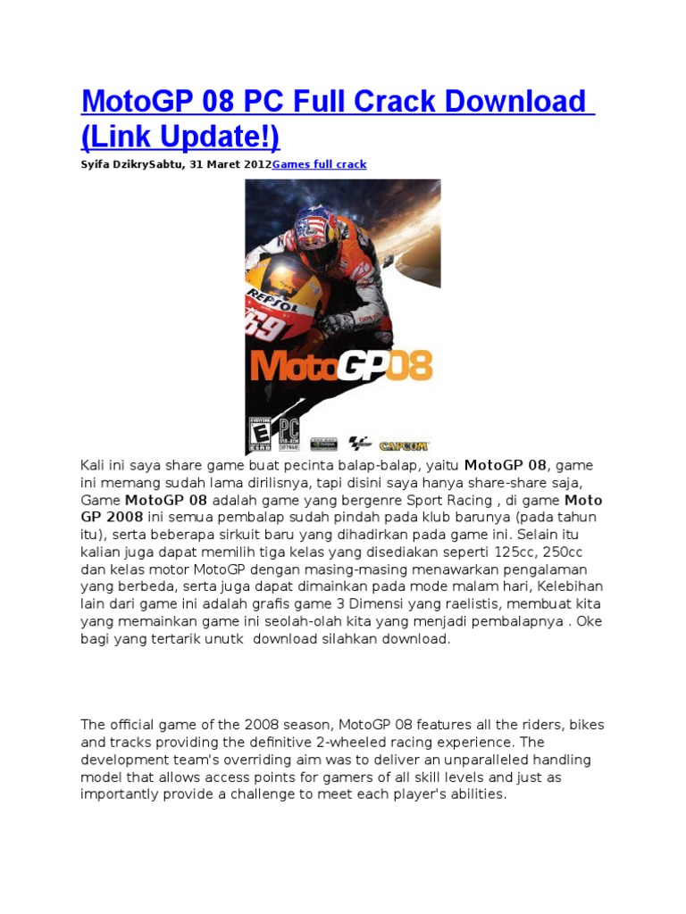 Game Motogp8 Pc