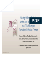 A Subgrid Soot Radiation Model and Its Application