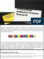 Assignment 2 - Professional Reflexive Practice Research