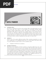 Soya Paneer Project Report