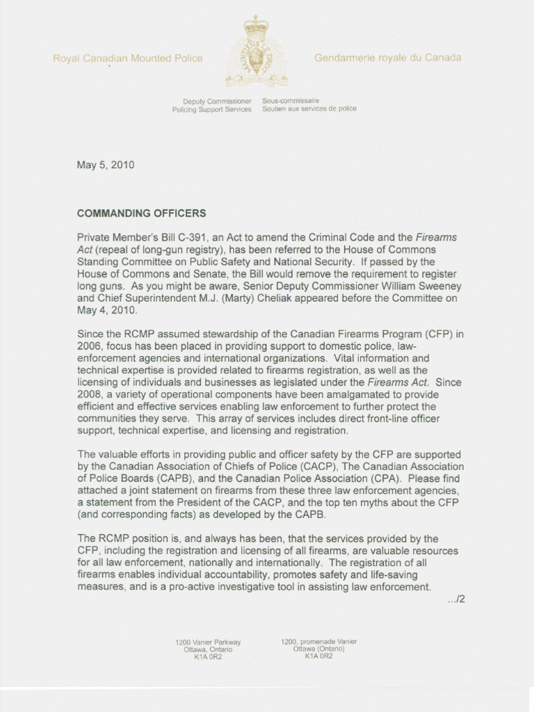 Deputy Commissioner Killam To Mounties: Keep Your Opinions To Yourself ...