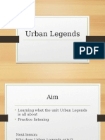 lesson on urban legends 1