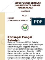 POWER POINT Konsepsi Fungsi Sekolah