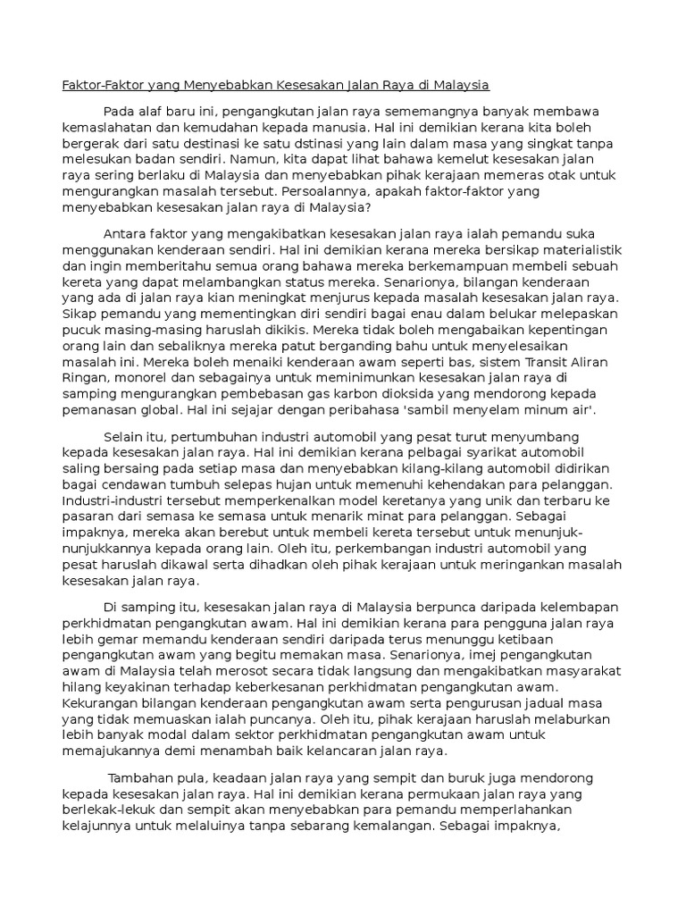 Faktor Jalan Raya Pdf