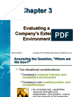 Evaluating A Company's External Environment