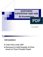 Northern EXPEDITION 1926-1928 by Kuomintang: Pai Apple - UPSI 2012