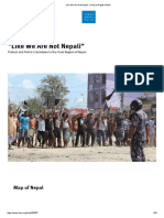 “Like We Are Not Nepali” _ Human Rights Watch