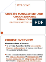 GBU205 Fundamentals Concepts of OB (F) - LECT 1