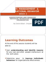 Gbus205 Organisational Behaviour and Management Lect 3-1