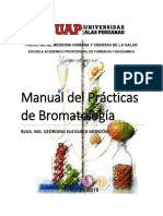 Manual Del Prácticas de Bromatología PDF